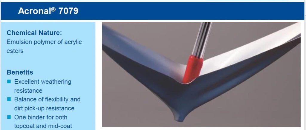 Acronal® 7079 Features and Benefits